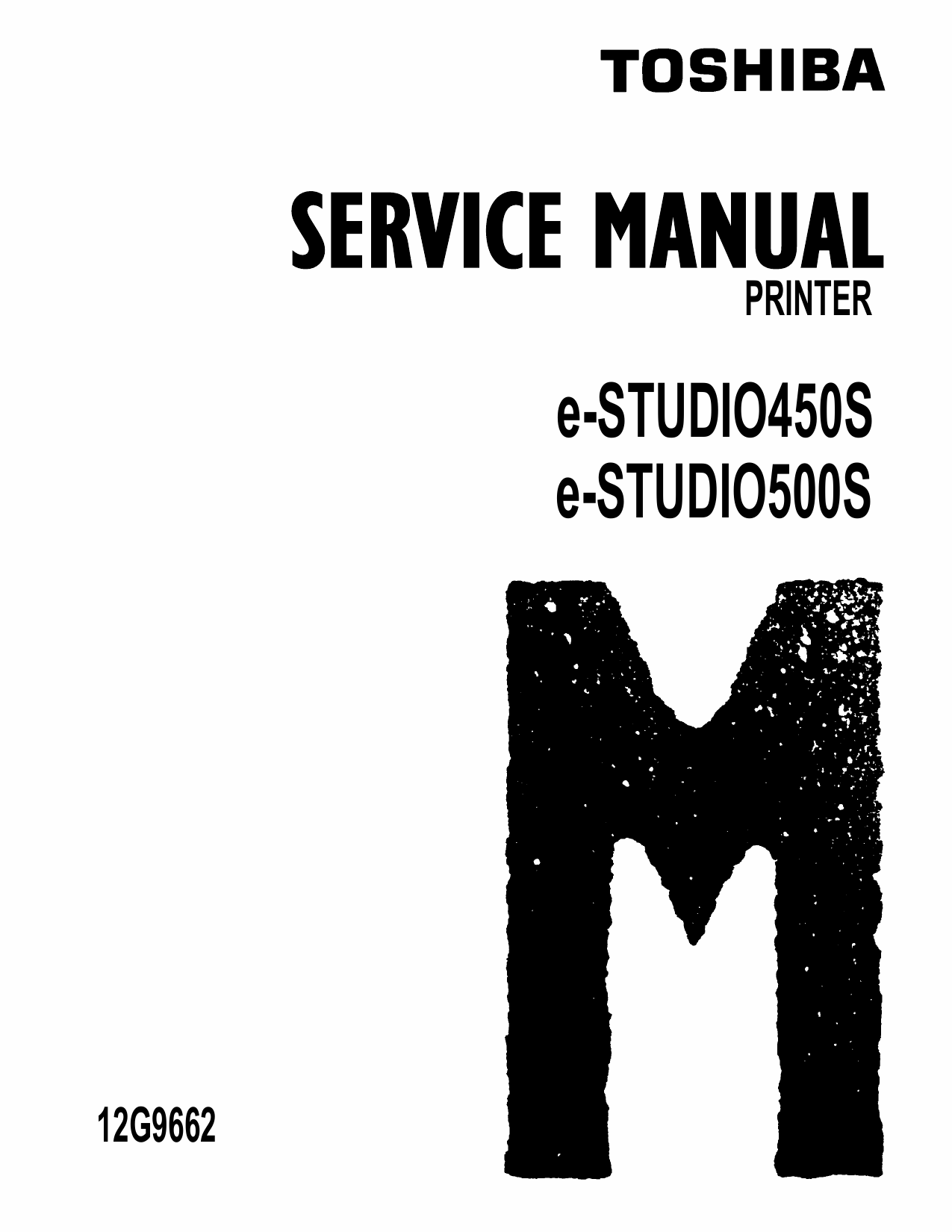 TOSHIBA e-STUDIO 450S 500S Service Manual-1